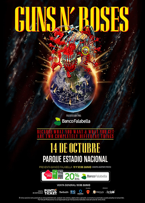 GUNS N’ ROSES EN CHILE