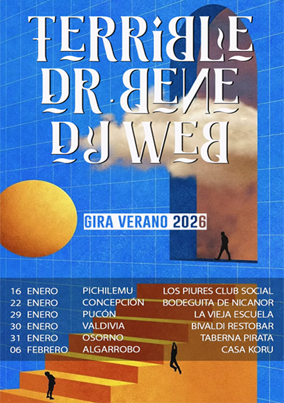 TERRIBLE, DR BENE y DJ WEB – Gira Verano 2026